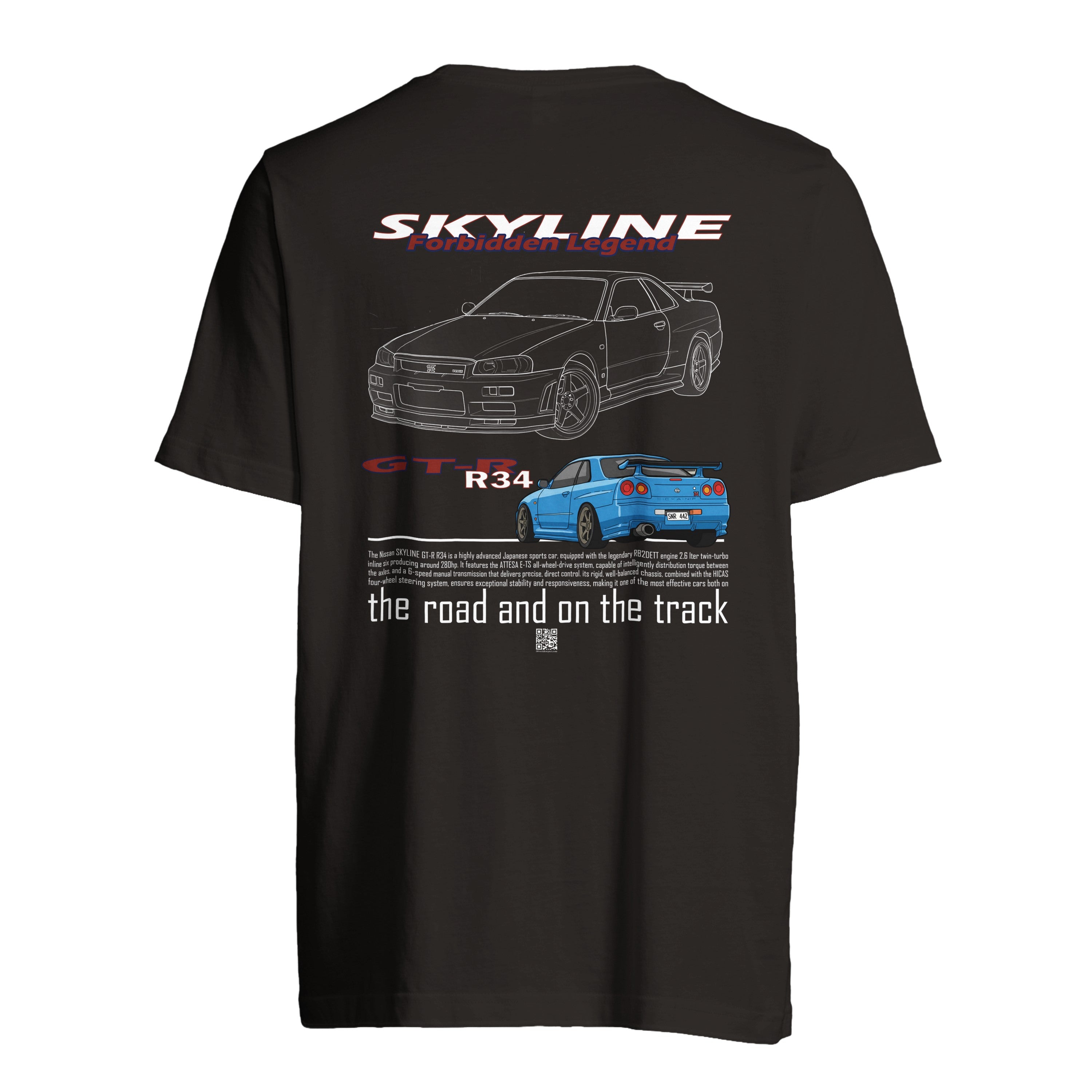 SKYLINE GT-R - T-shirt unisex OVERSIZE