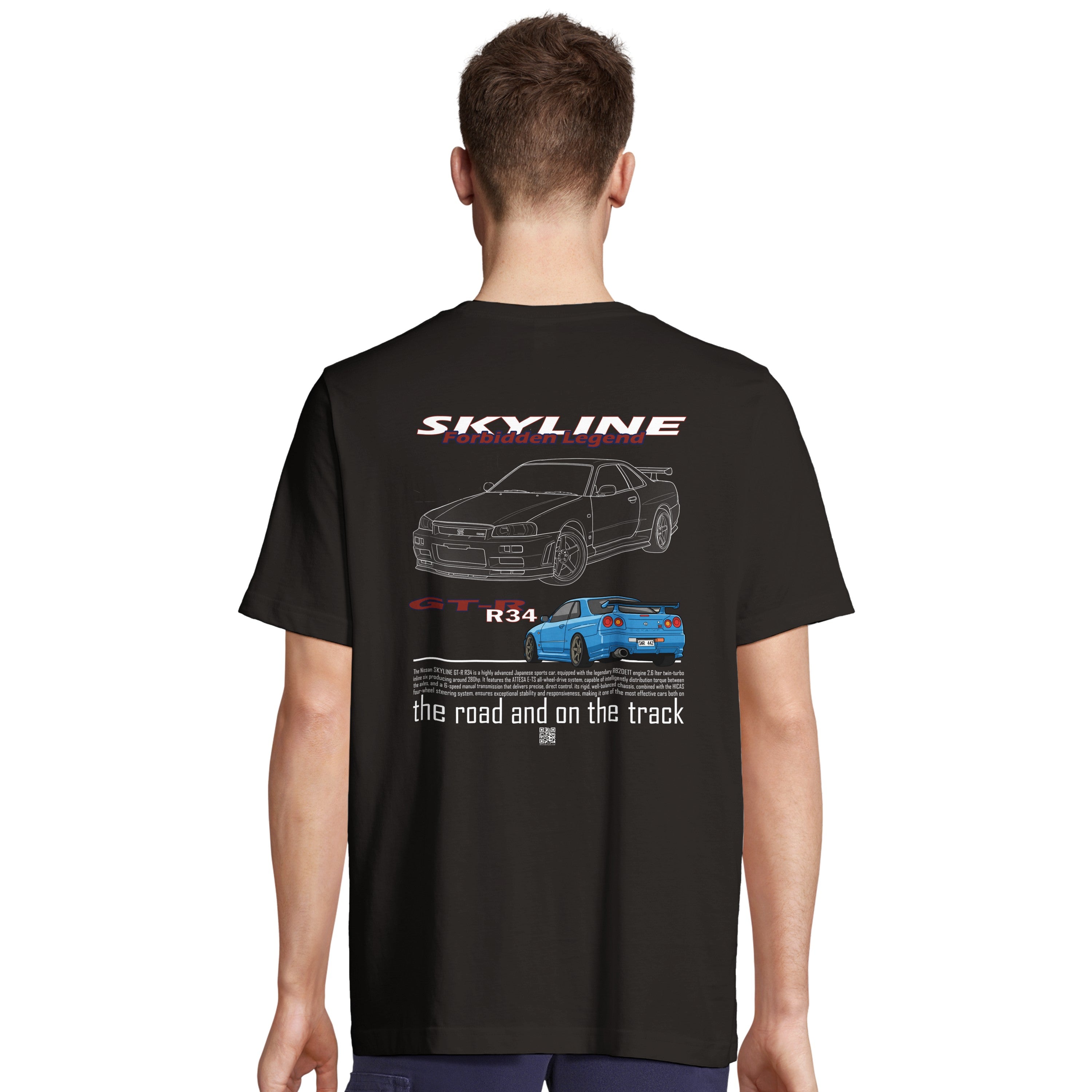 SKYLINE GT-R - T-shirt unisex OVERSIZE