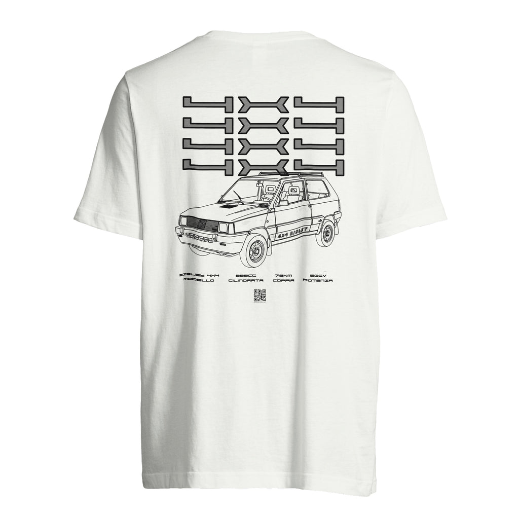 PANDA SISLEY 4X4 - T-shirt unisex OVERSIZE