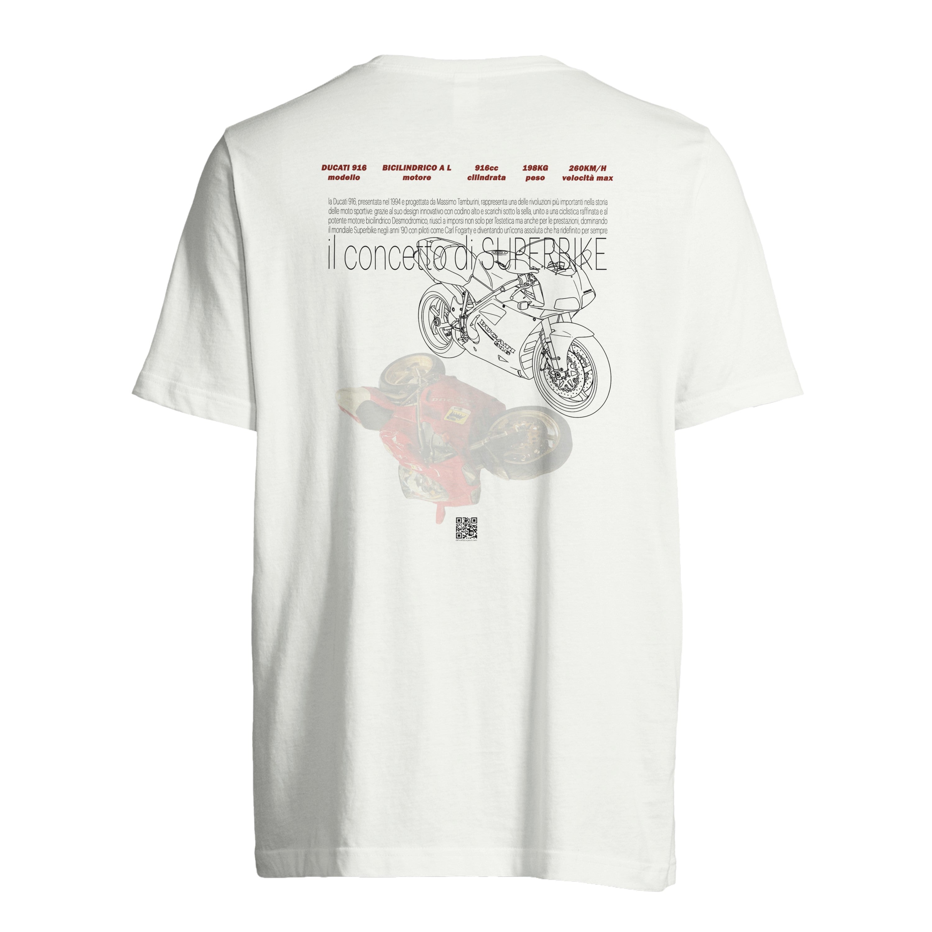 DUCATI 916 - T-shirt unisex OVERSIZE