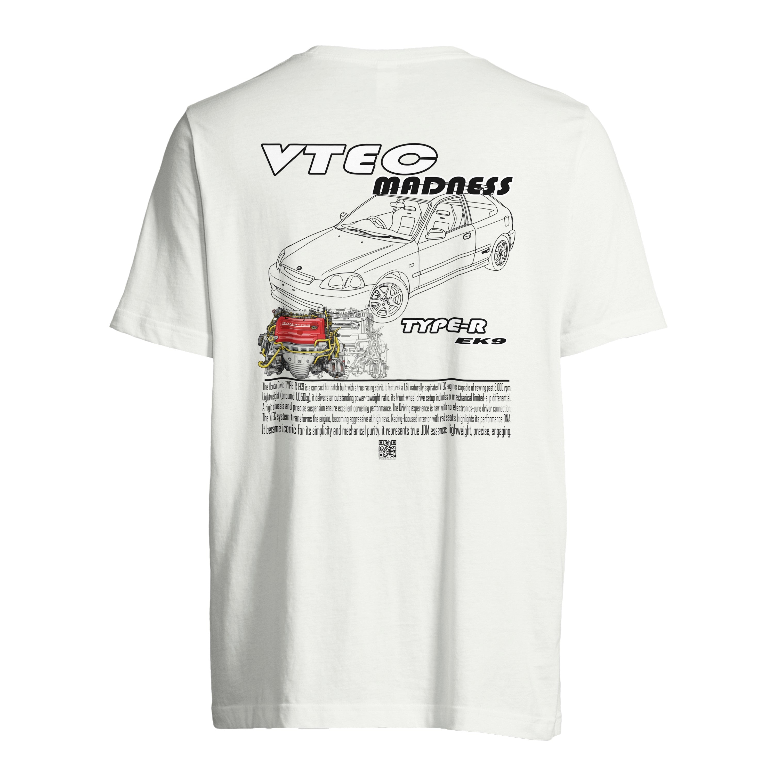 CIVIC TYPE R - T-shirt unisex OVERSIZE