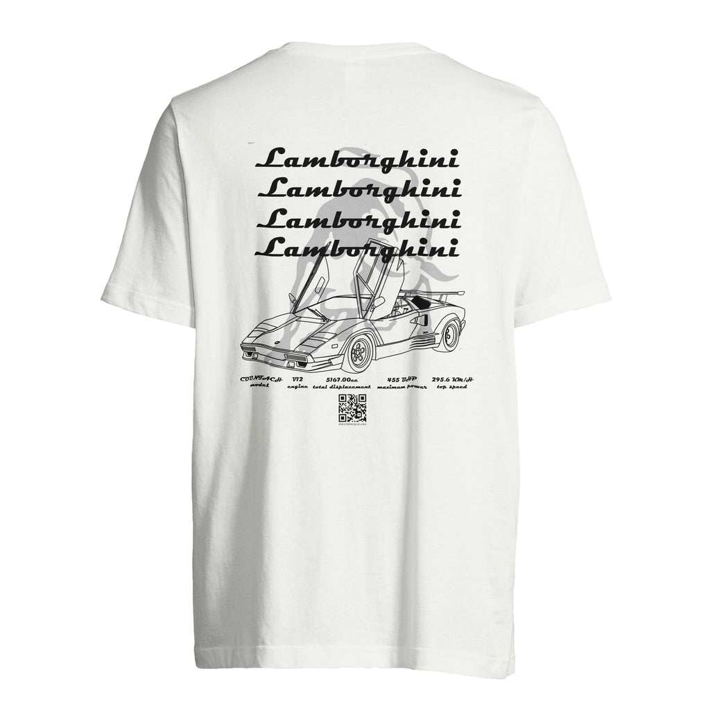 COUNTACH 25TH - T-shirt unisex OVERSIZE