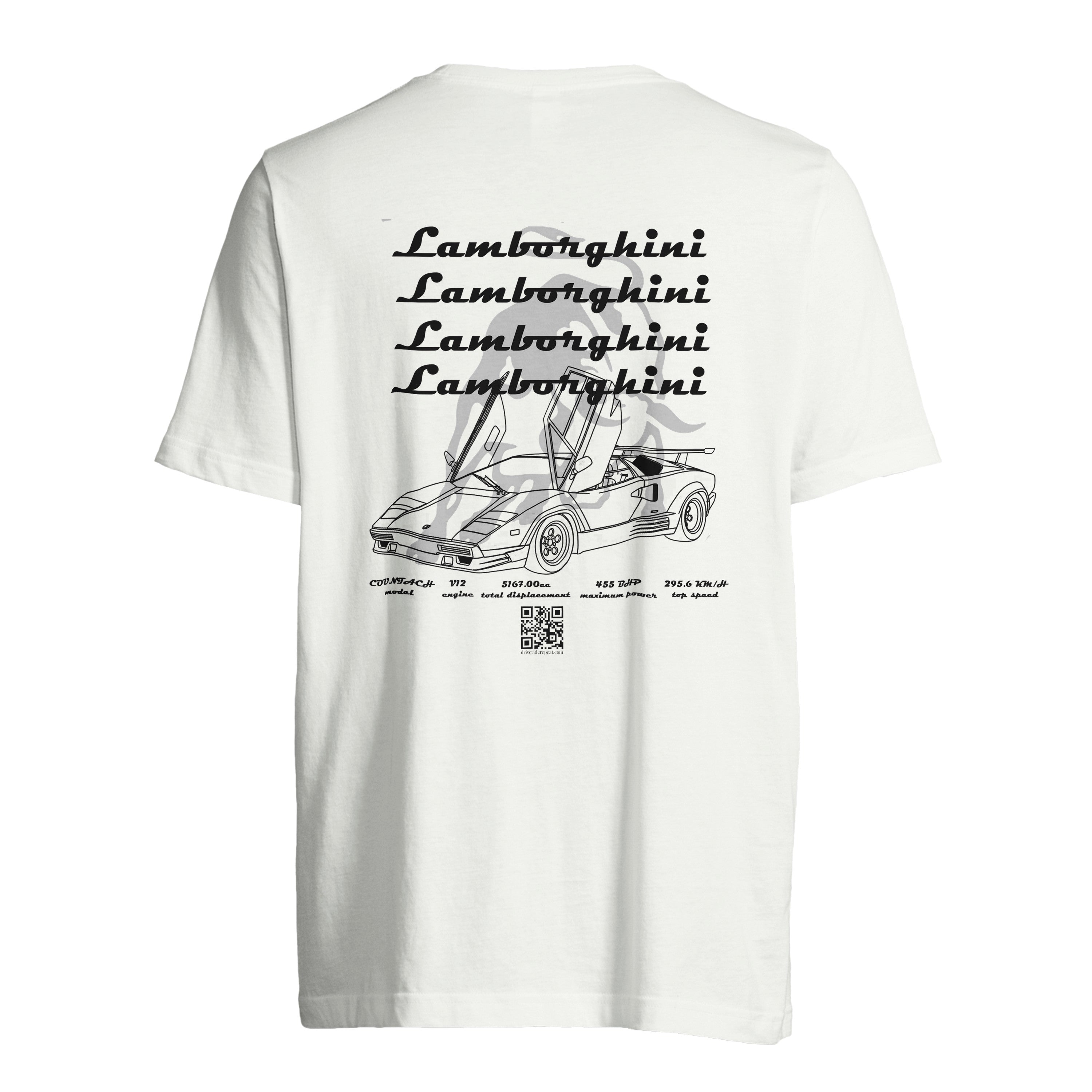 COUNTACH 25TH - T-shirt unisex OVERSIZE