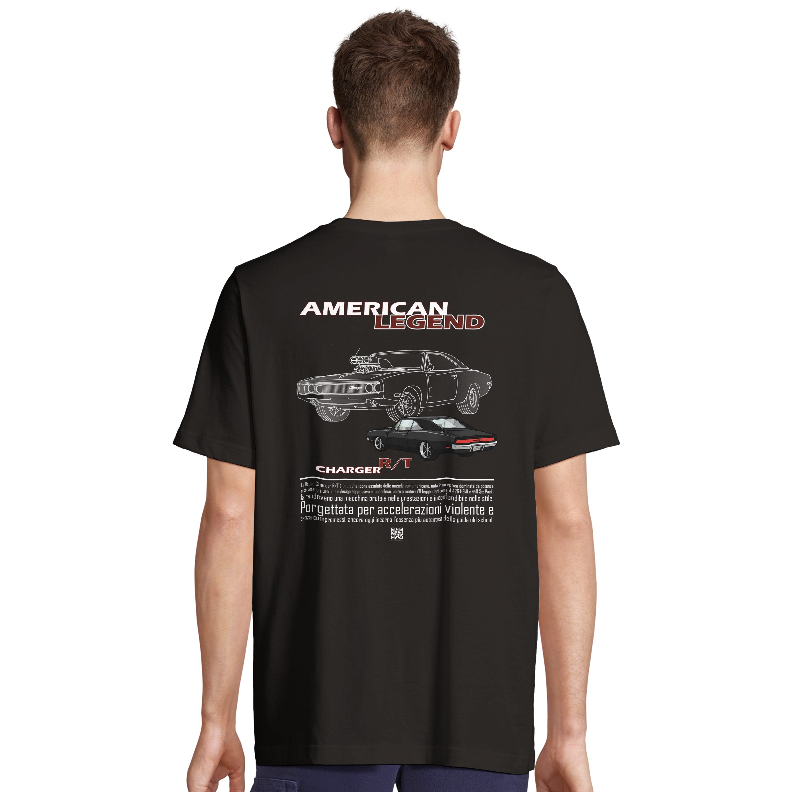 CHARGER R/T - T-shirt unisex OVERSIZE