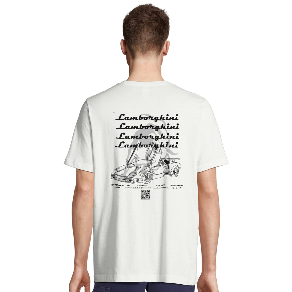 COUNTACH 25TH - T-shirt unisex OVERSIZE