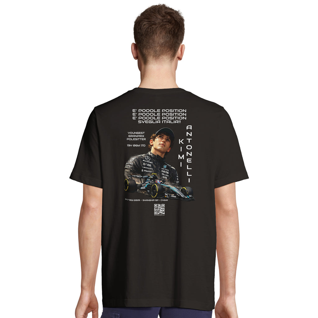 T-shirt unisex OVERSIZE - ANTONELLI FIRST POLE