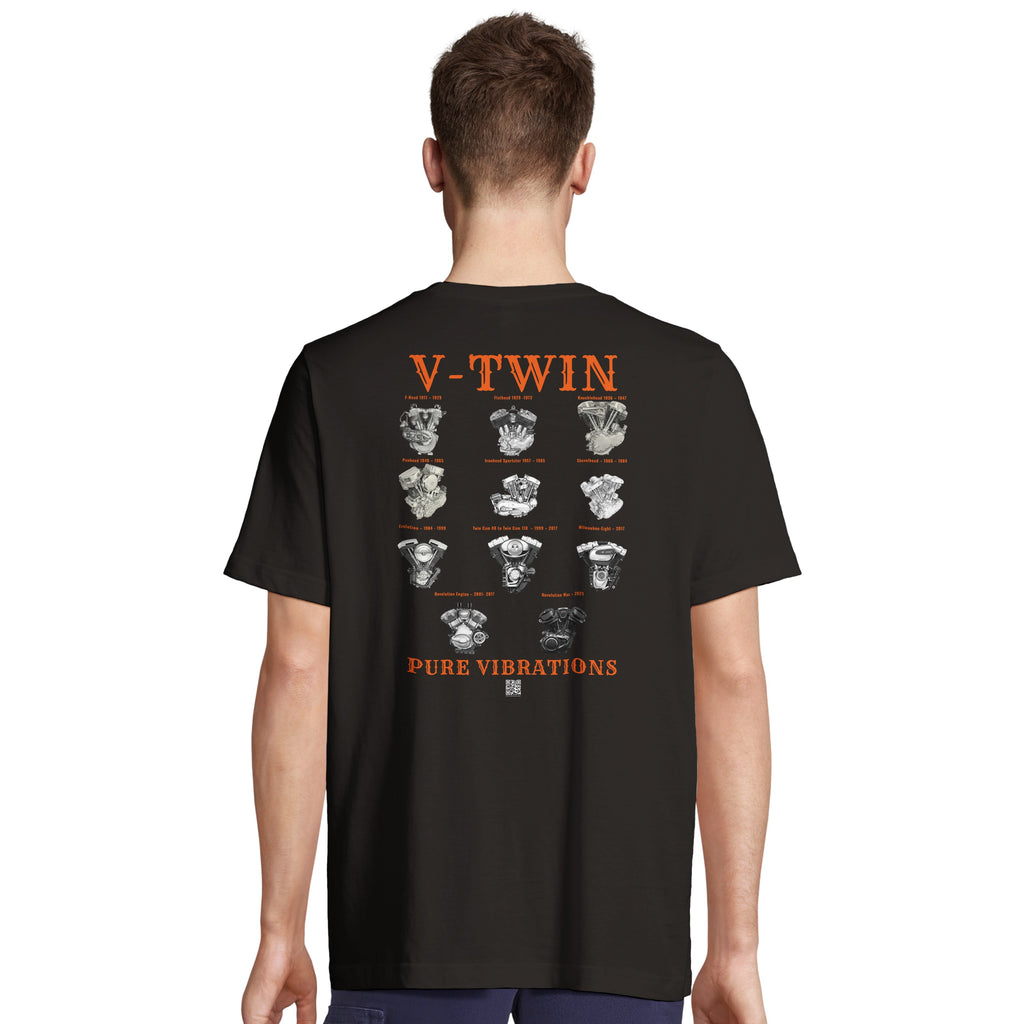 V-TWIN - T-shirt unisex OVERSIZE