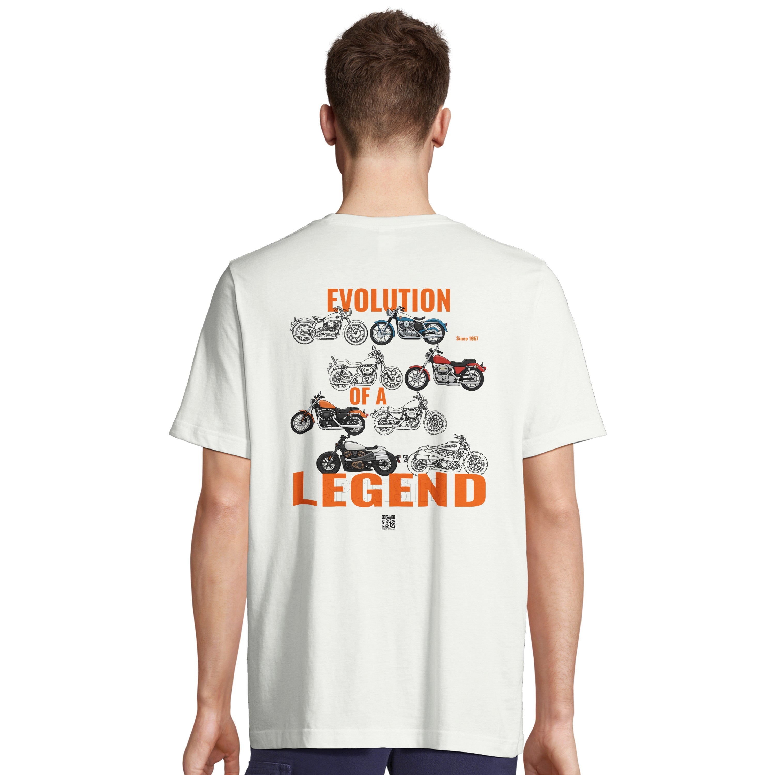 HD SPORTSTER EVOLUTION  - T-shirt unisex OVERSIZE