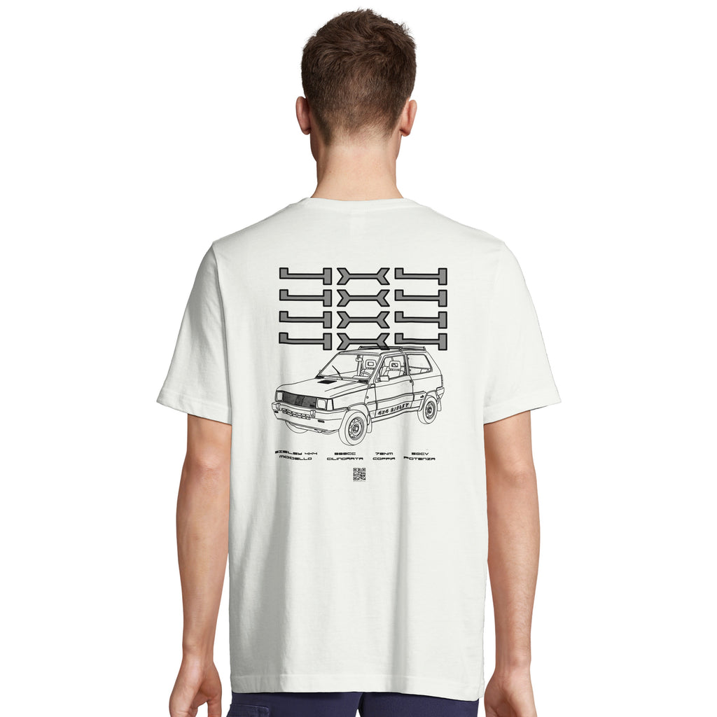 PANDA SISLEY 4X4 - T-shirt unisex OVERSIZE