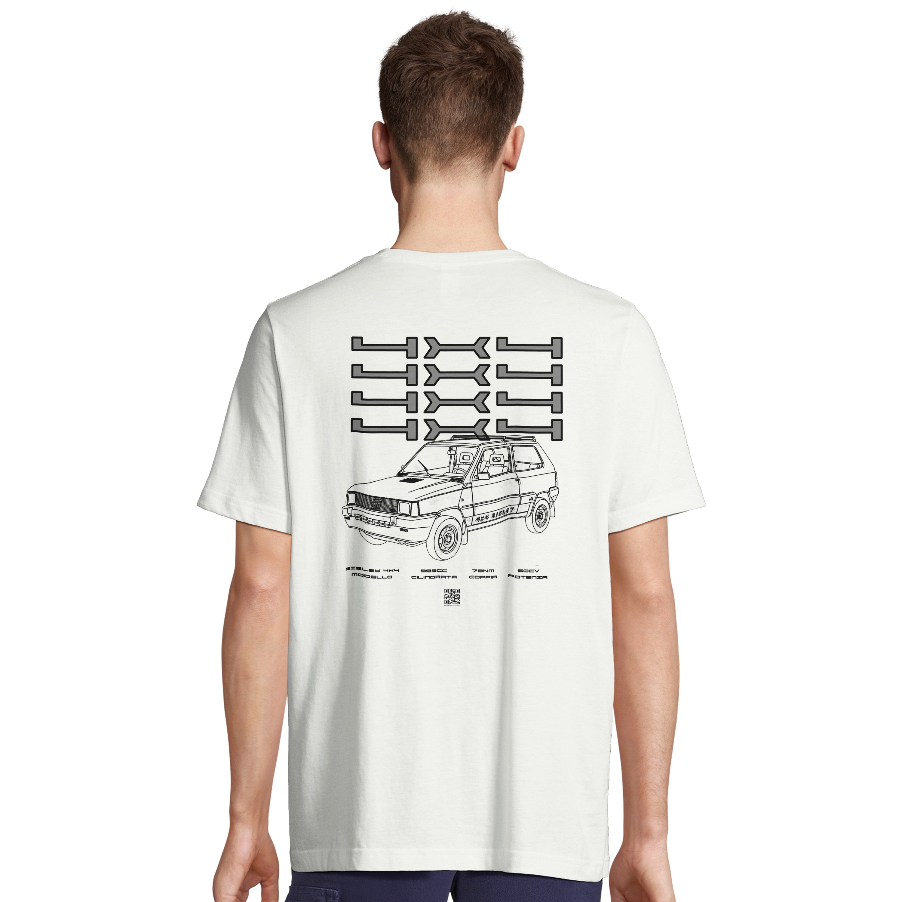 PANDA SISLEY 4X4 - T-shirt unisex OVERSIZE